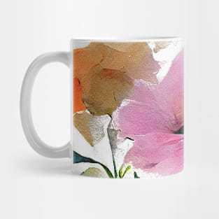 Abstract floral watercolor painting #1 Mug